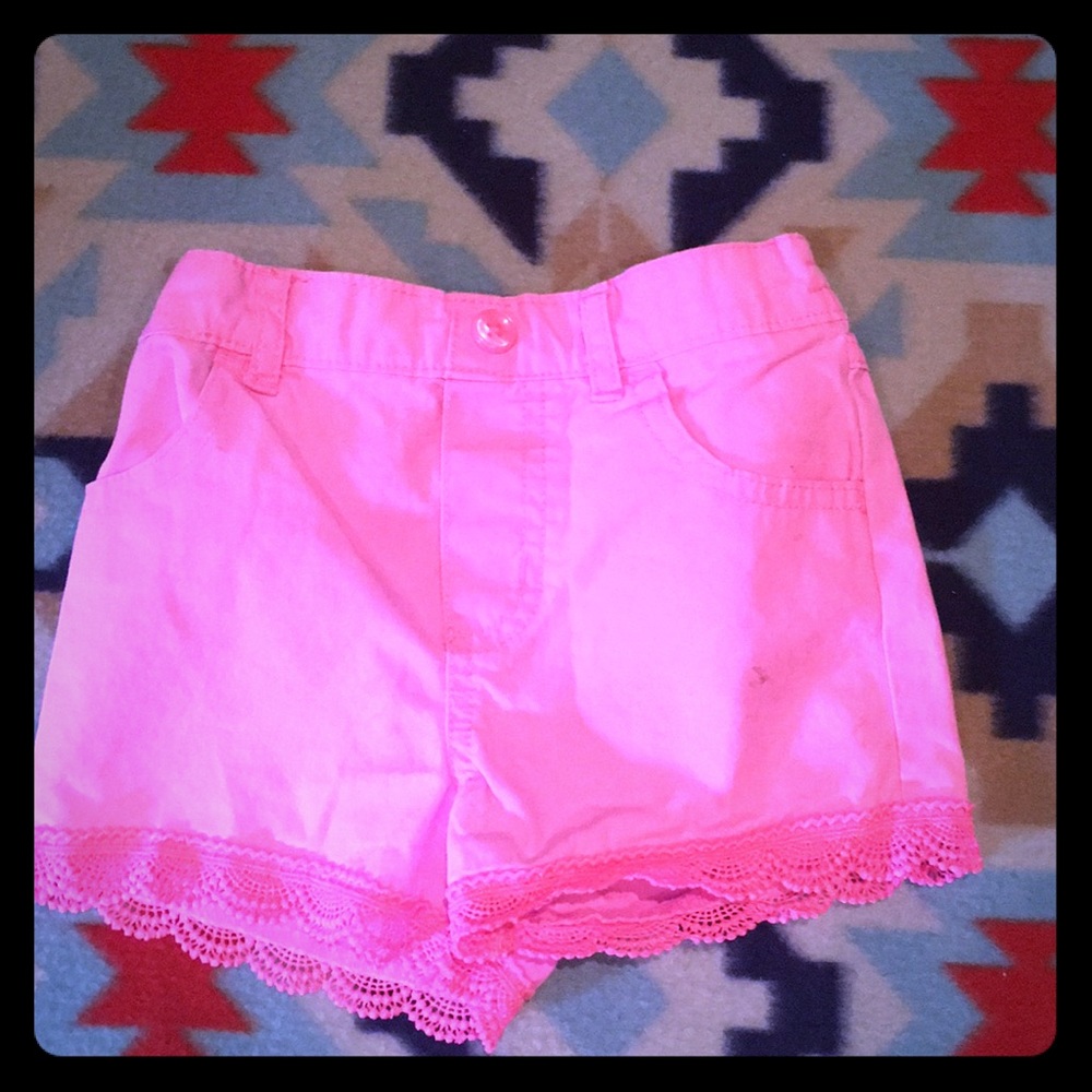 Girls Pink Shorts 4T